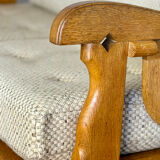 Banquette 2 places attribuée à Guillerme & Chambron – Votre Maison, an