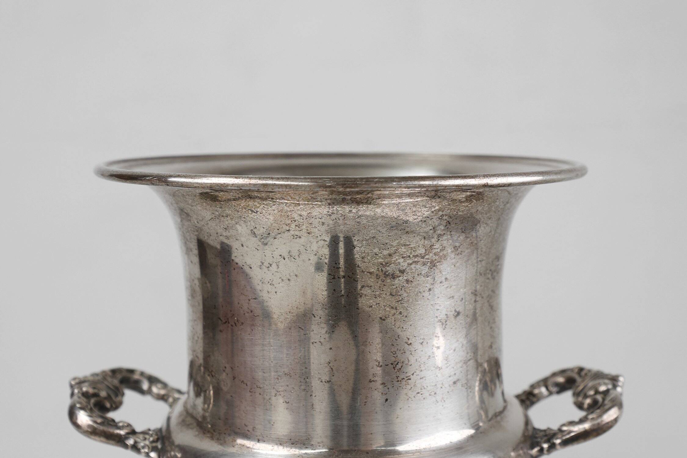 Mid-Century French Silver plated copper Champagne Bucket, 1890s