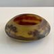Circular glass bowl - hand-painted by Jean Simon Peynaud