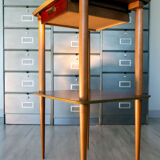 Fifth wheel console 60s, mahogany