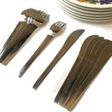 6 dessert plates Villeroy & Boch service Acapulco vintage 70