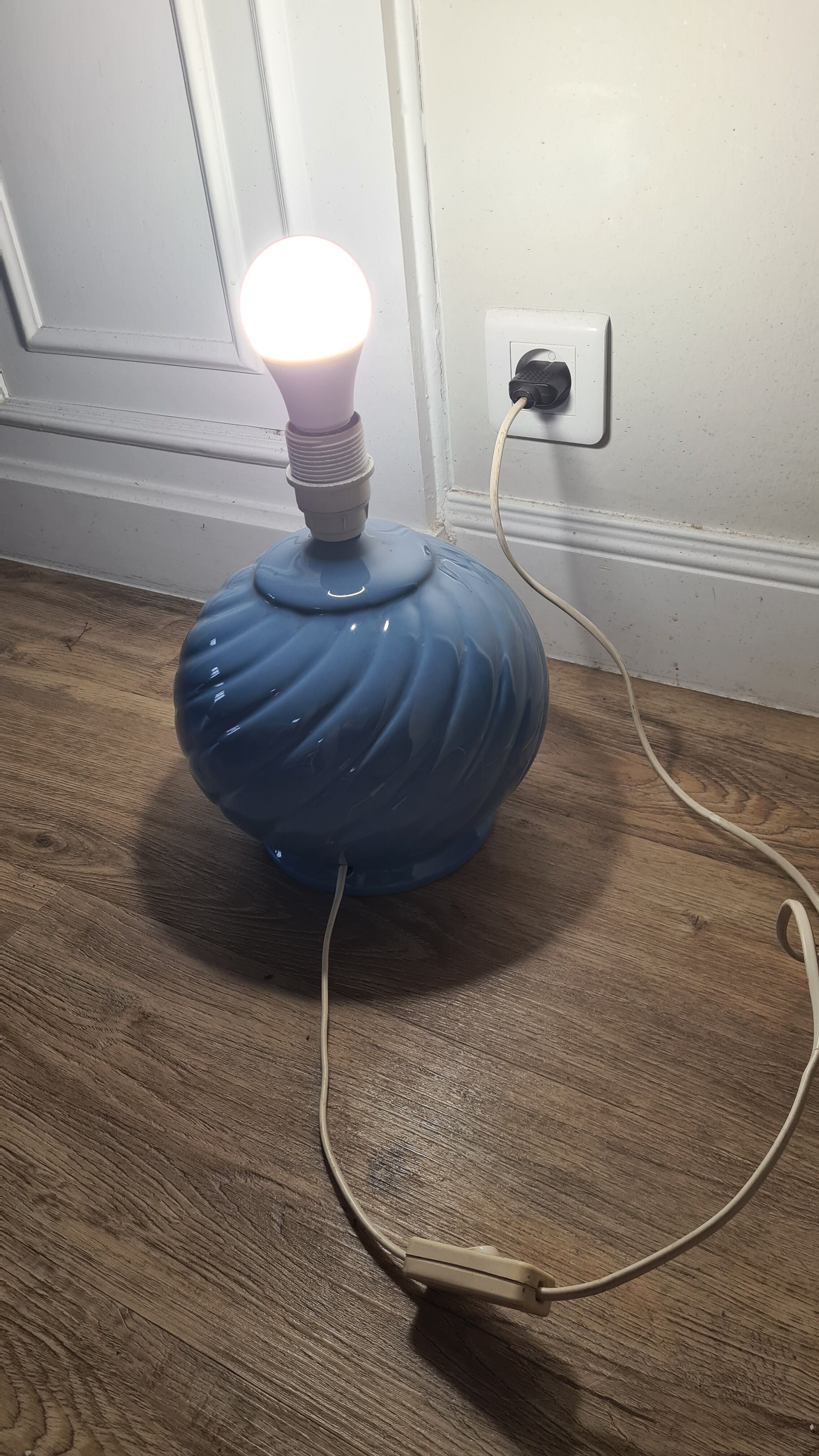 Old ceramic lamp 1980