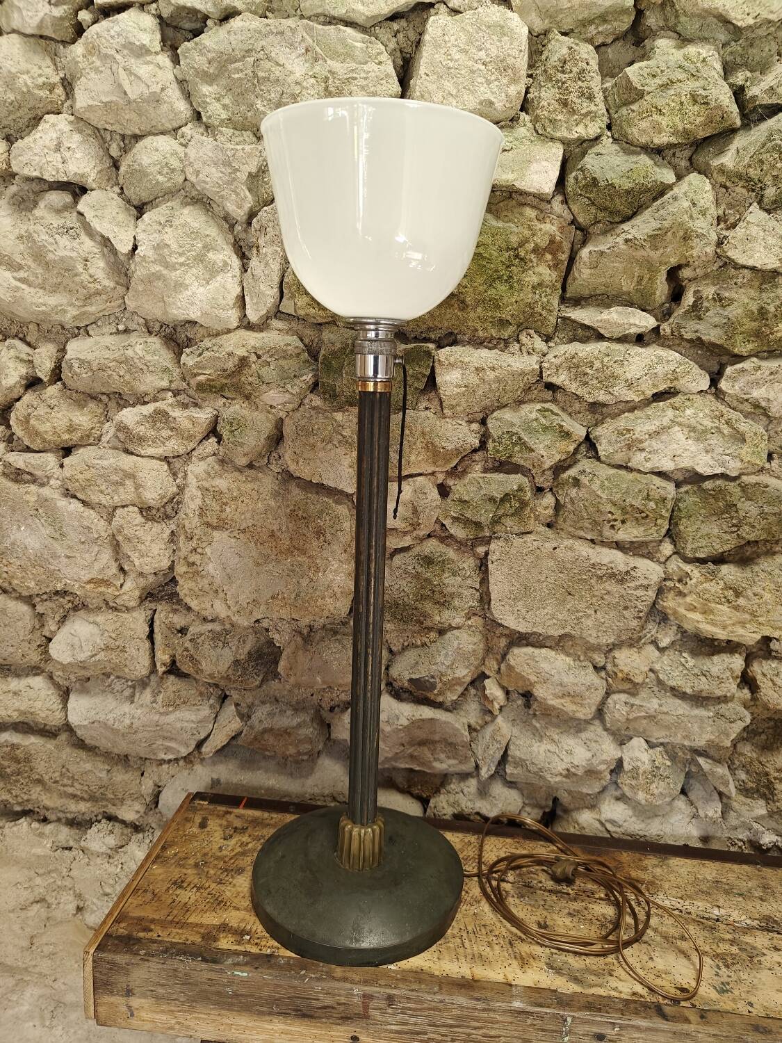 Art Deco P.Fargette table lamp
