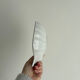Set of 6 vintage shell-shaped small dishes – white ceramic bowls.