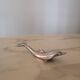 Vintage bottle opener in silver metal, 1950