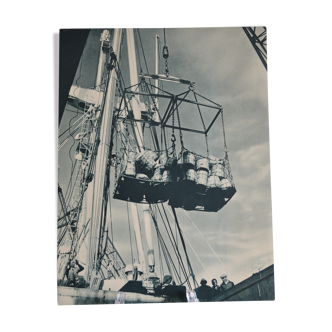 Silver photo dockers landing circa 1970