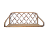 Rattan wall shelf
