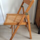 Chair folding year 70 in caning