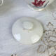 Vintage tea set in Sarreguemines flowered earthenware, "Troyes" model