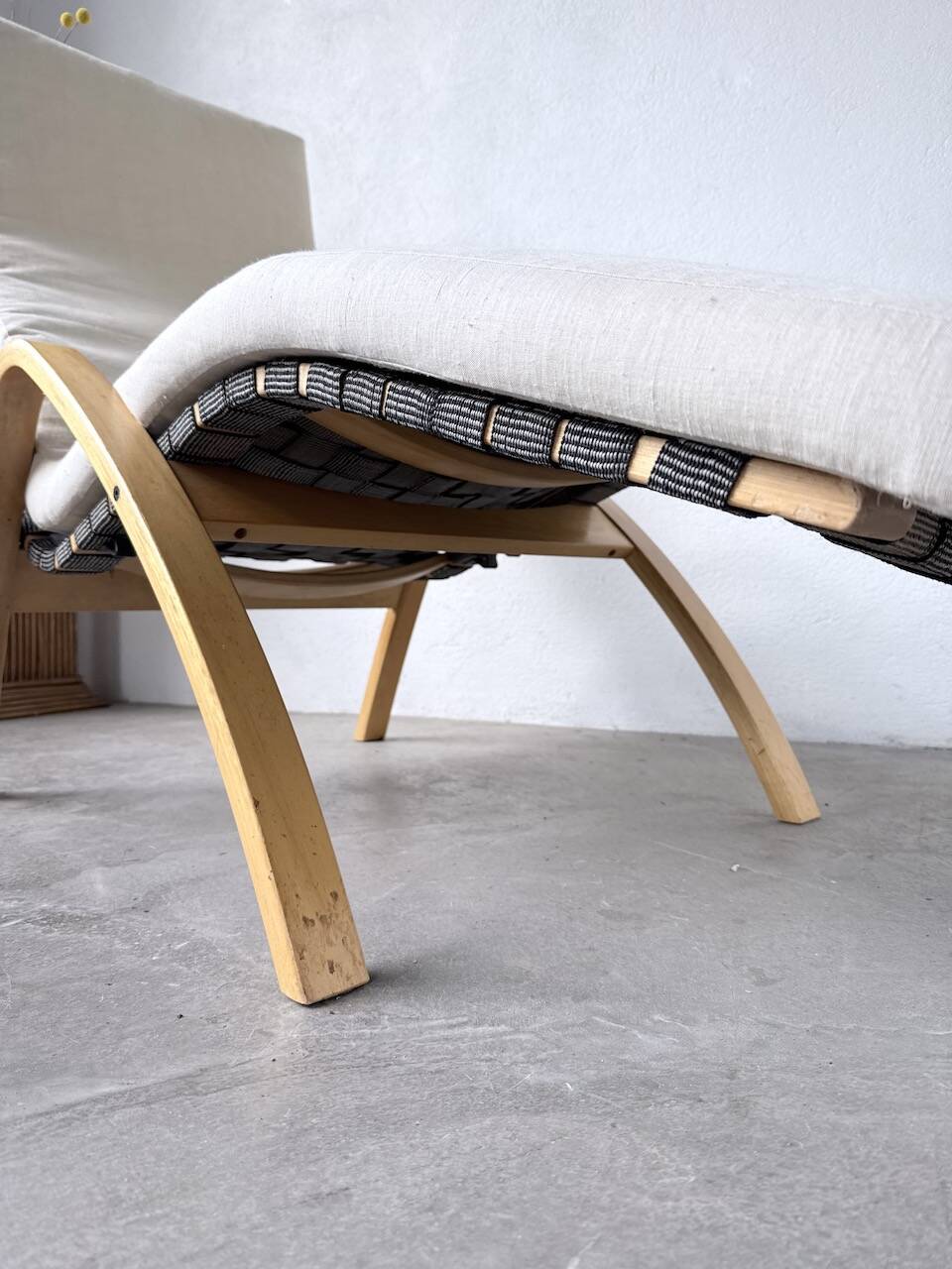 Transat hêtre bois courbé Ikea vintage Kim Samson