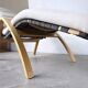Transat hêtre bois courbé Ikea vintage Kim Samson