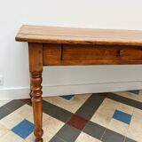 Walnut farm table 19th century