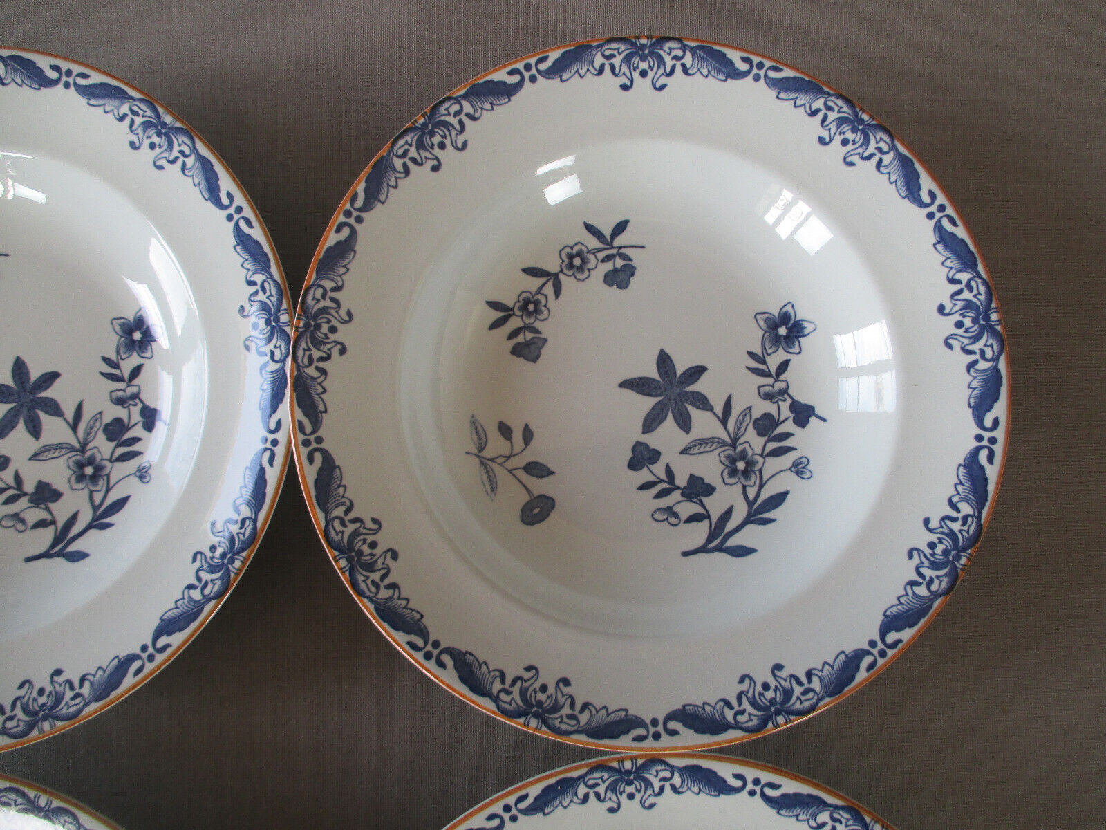 6 assiettes plates+ 6 assiettes creuses Rorstrand Ostindia Sweden East indies ø 21 cm