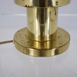 Kaiser brass lamp & amber glass