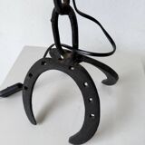 Brutalist 1950s "chain" table lamp