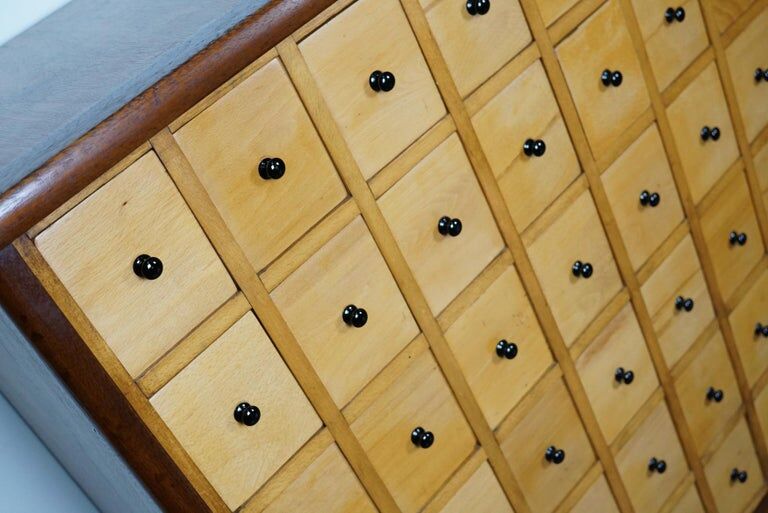 Dutch industrial apothecary's cabinet of the 20th century