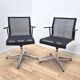 Paire de chaises de bureau Stick Chair, ICF
