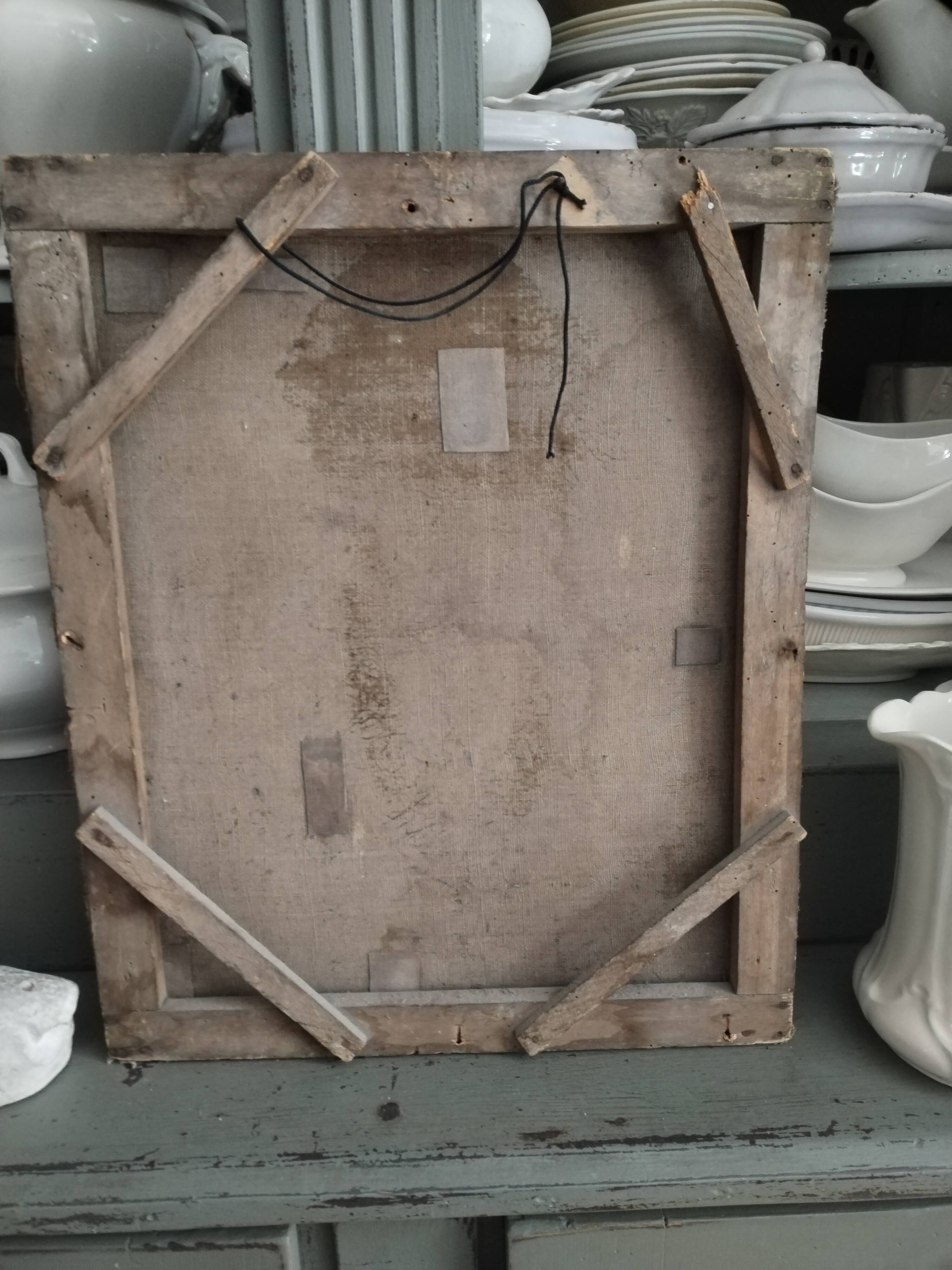 Oil on canvas 19th century man