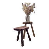 Handcrafted tripod stool