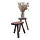 Handcrafted tripod stool