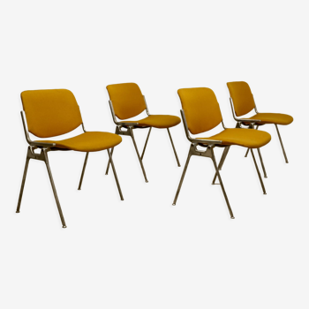 Set of 4 vintage chairs DSC 106 by Giancarlo Piretti for Anonima Casteli 1965