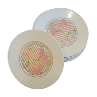 6 porcelain plates Bernardaud