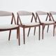 Model 31 chairs, designed by Kai Kristiansen, Denmark, 1960s