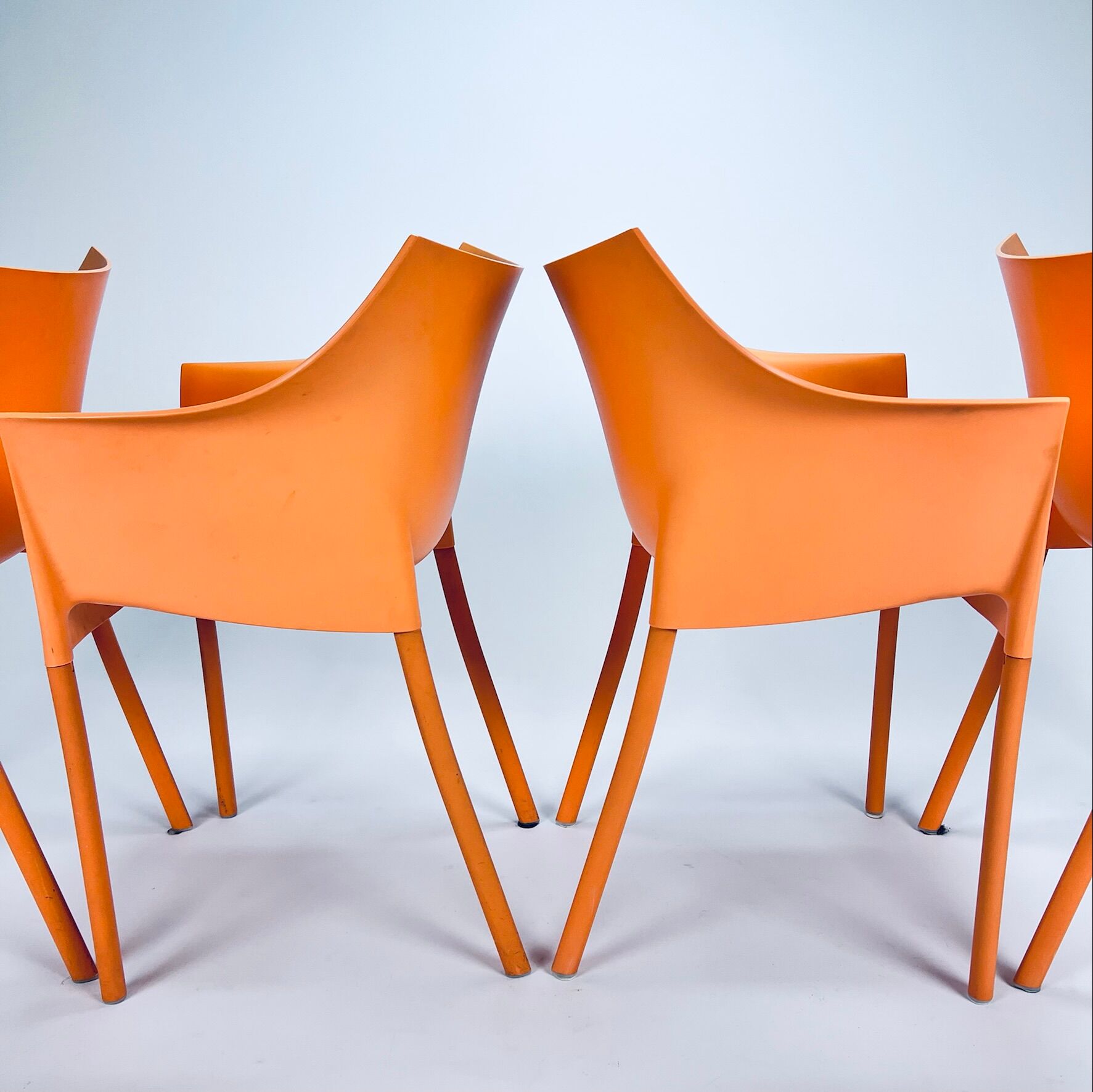 Set of 4 Dr. No chairs by Philippe Starck for Kartell, 1990s