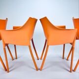 Set of 4 Dr. No chairs by Philippe Starck for Kartell, 1990s