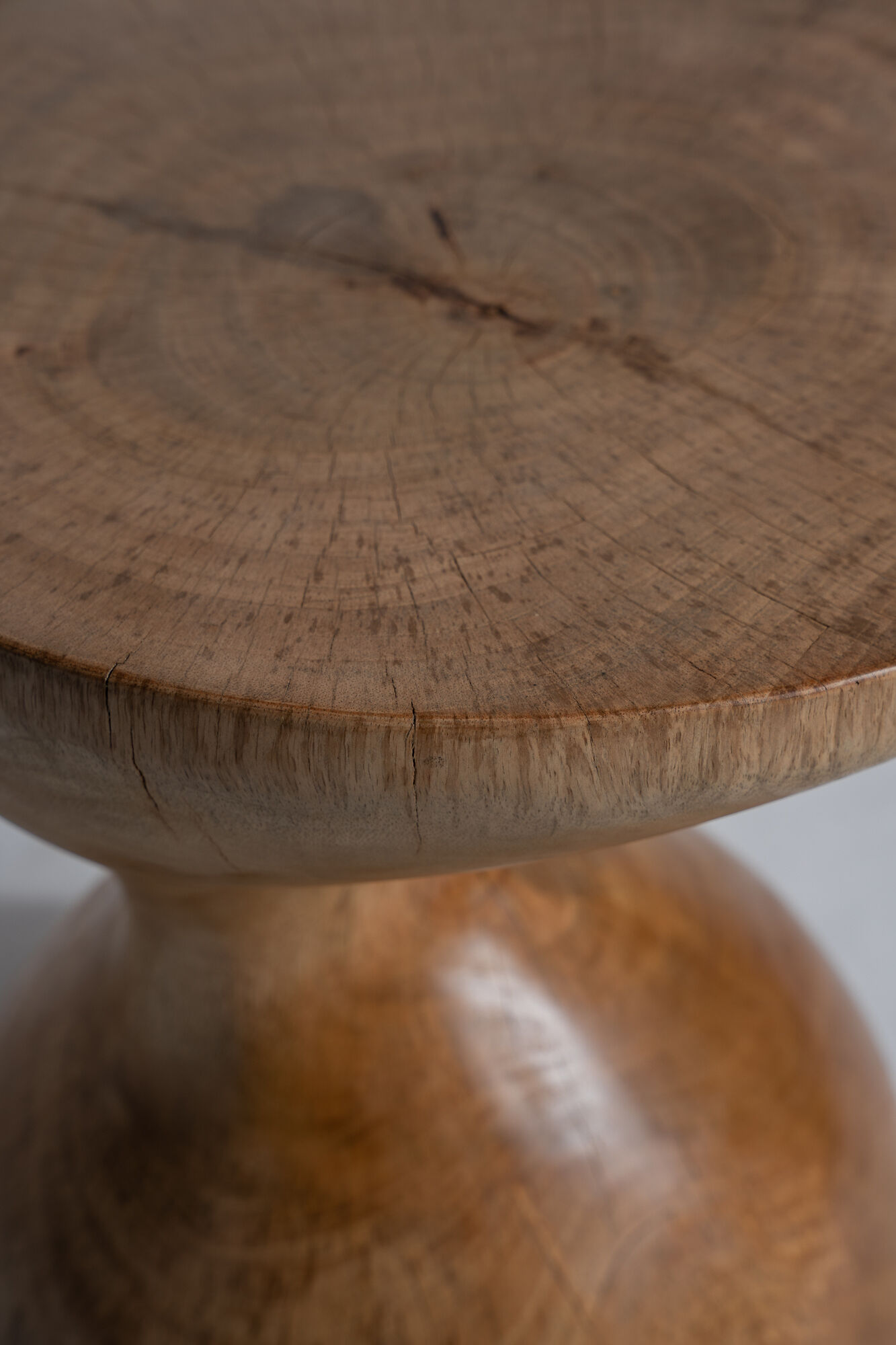 Solid wood sofa end