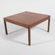 Danish walnut coffee table from the 1960s