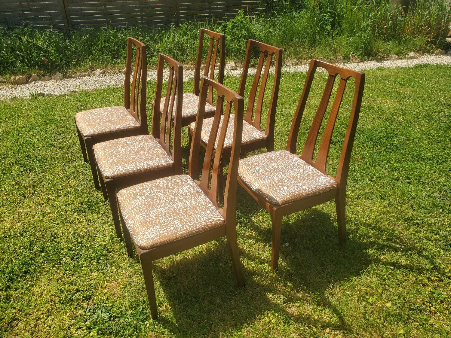 Nathan mid century chairs