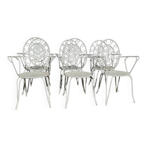 Fauteuils en fer forgé