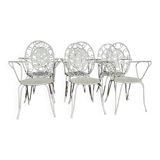 Fauteuils en fer forgé provençal des années 60, set de 6