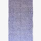 Tapis à Damier Bleu - 327 x 158 cm