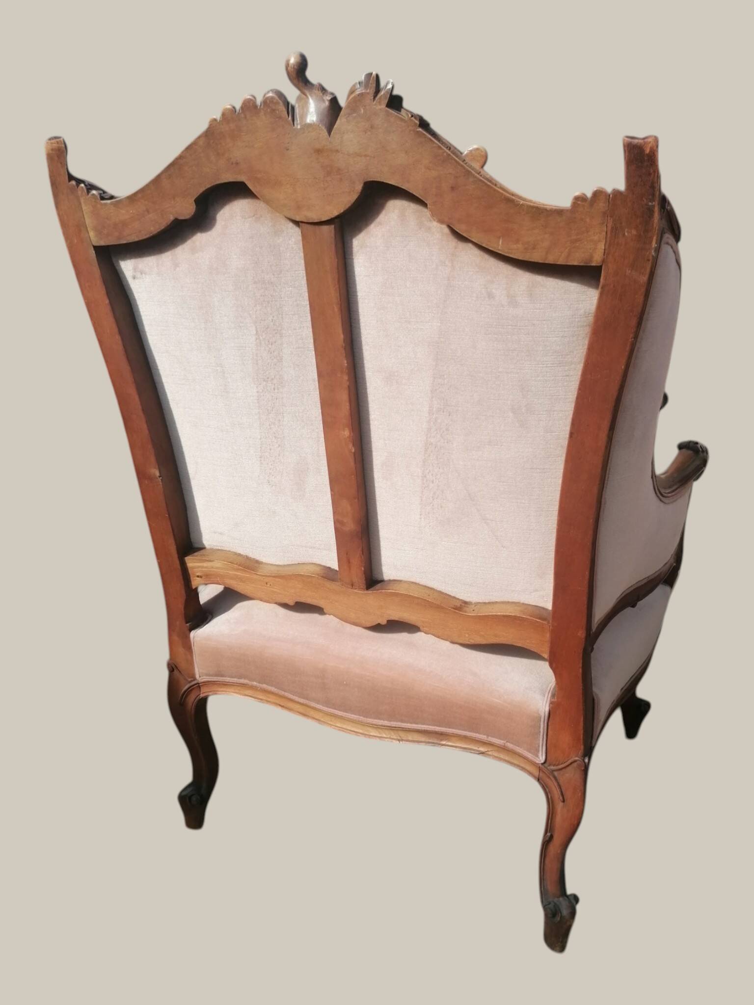 Salon Rocaille / Rococo - 2 fauteuils & 2 chaises - Noyer XIXe