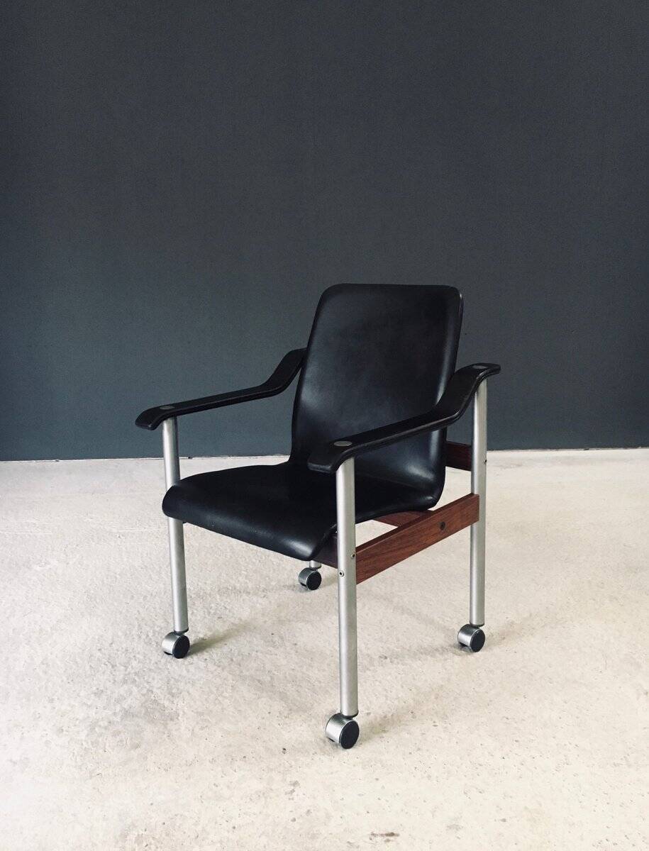 Mid-Century Modern Scandinavian Office Chair from Dyrlund, Denmark, 1960s