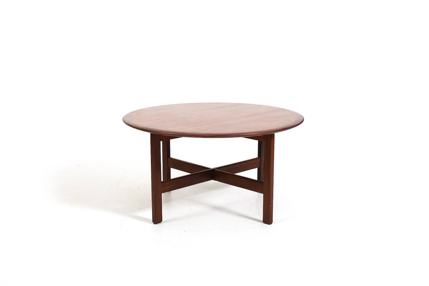 Round Teak Sofa Table by ASKO