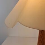 Vintage hem glass lampshade bedside lamp