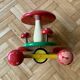 Jouet à tirer en bois vintage - Champignon - 1960