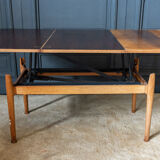 Scandinavian coffee table Smorrebrod with extendable system