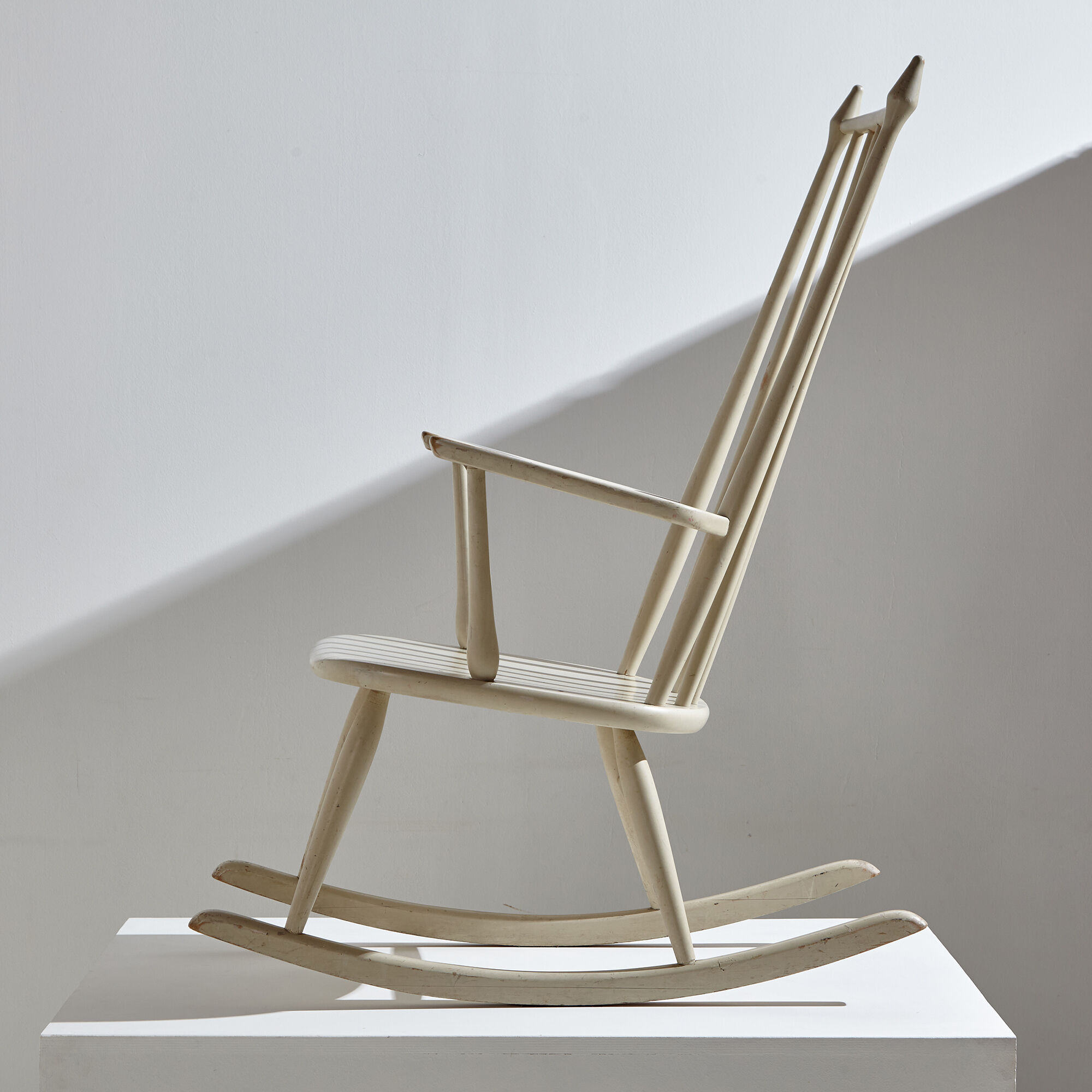 Beech rocking chair