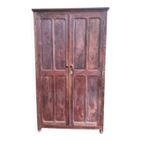 Large Parisian wooden wardrobe