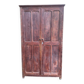 Large Parisian wooden wardrobe