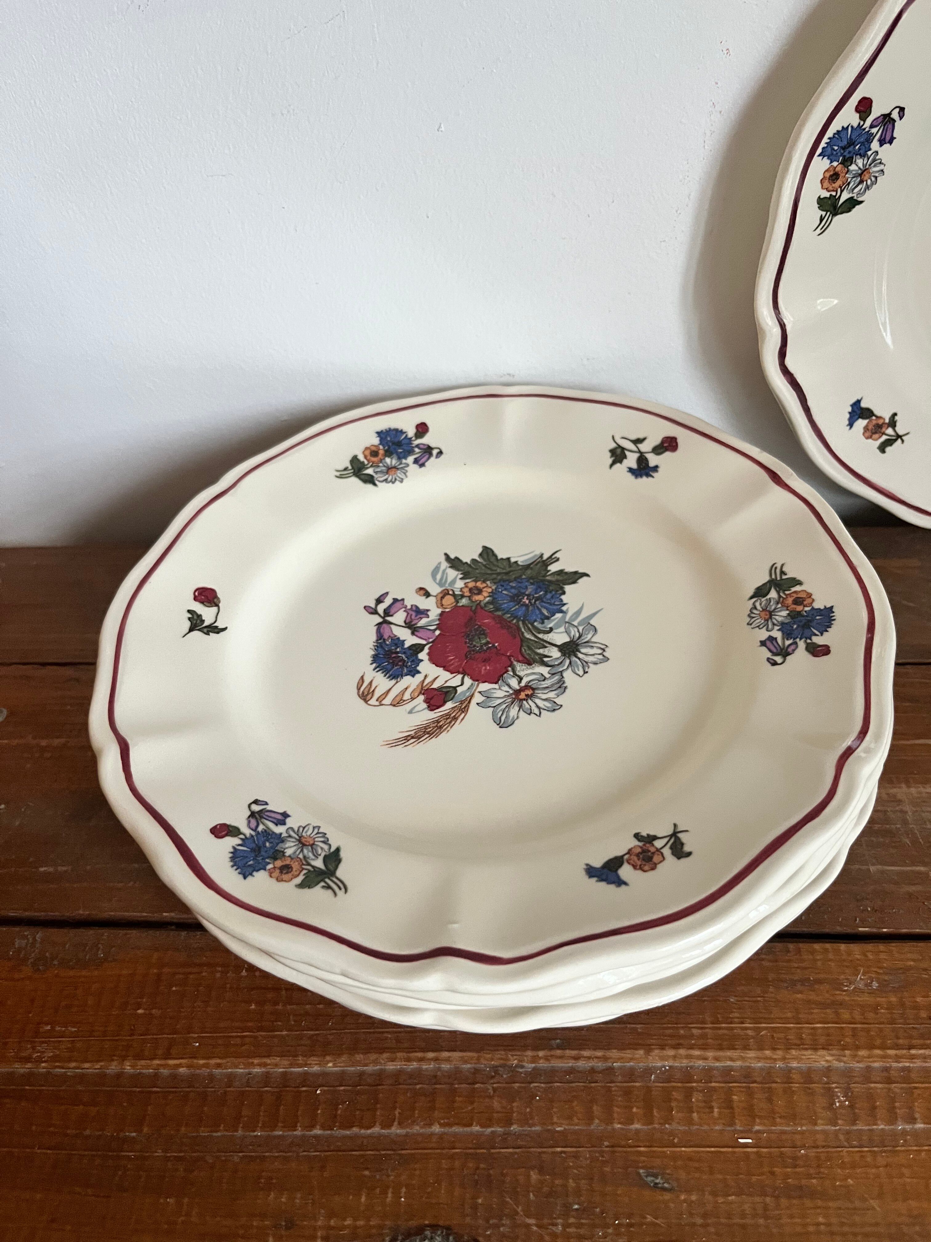 6 dessert plates