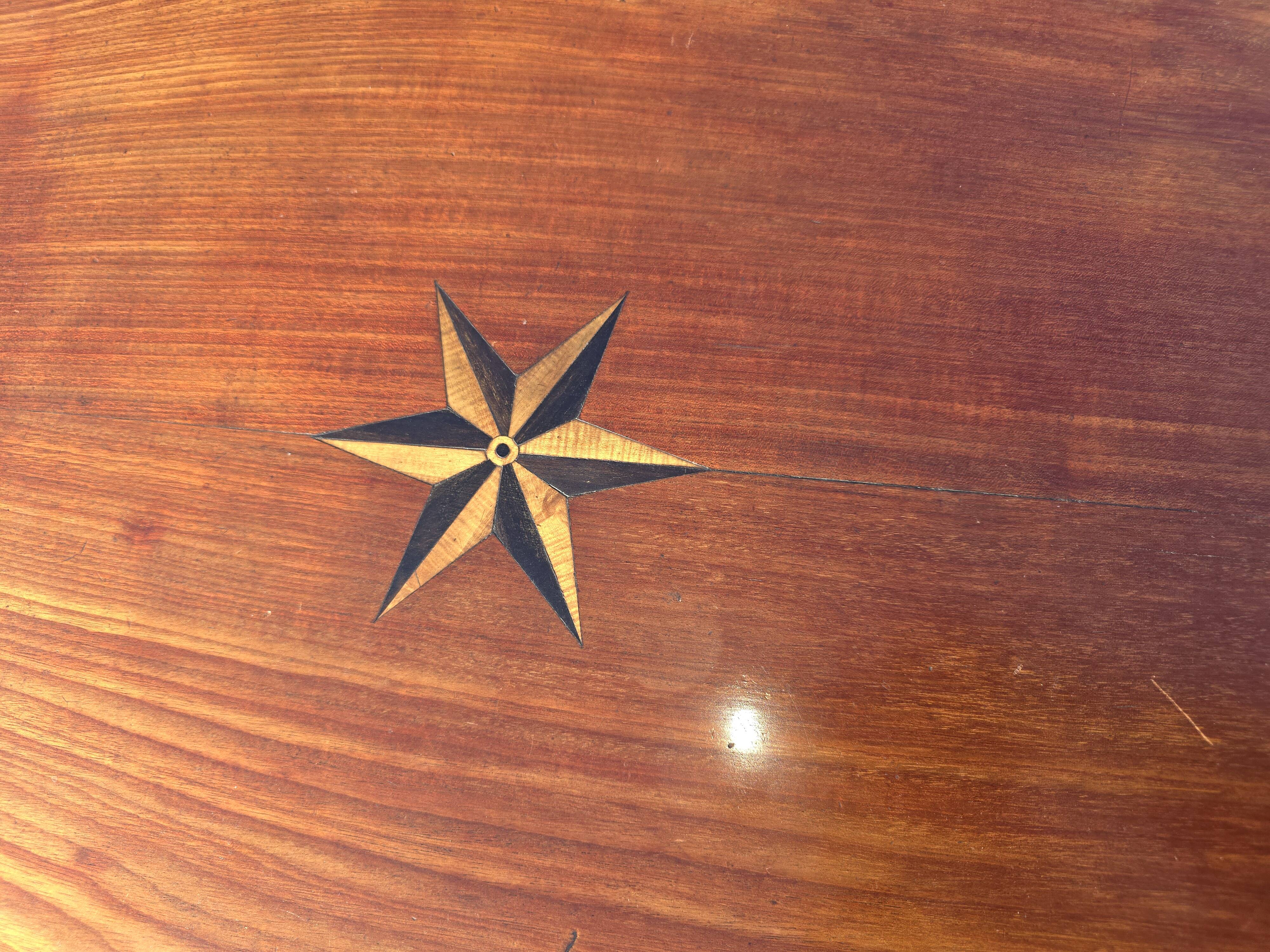 Mahogany pedestal table