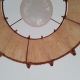 Vintage rattan pendant lamp