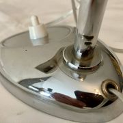 Lampe de bureau acier et chrome années 60
