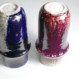 Scandinavian Modern Ceramic Vases, Sylvia Leuchovius, Rörstrand 1976,  Set of 2