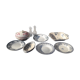 Lot assiettes et plats anciens dont Gien  Mariette Pomponnette Regent